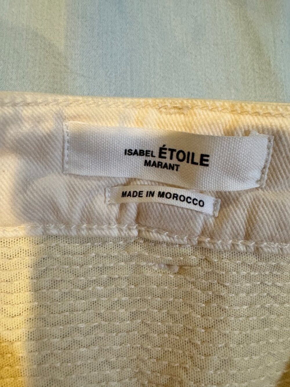 Gorgeous Isabel Marant Etoile No. 1501 cream and black jeans - Picture 3 of 6
